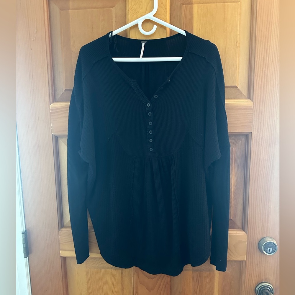 Free People Black Top
